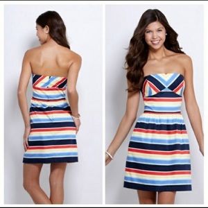 vineyard vines short strapless dress